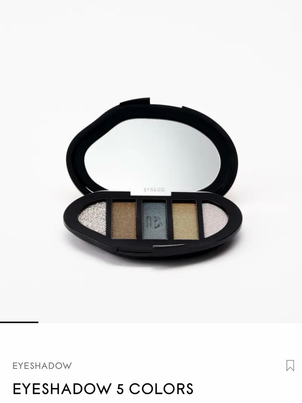 Byredo White Metal Boots In The Snow Eyeshadow Palette - Picture 4 of 4